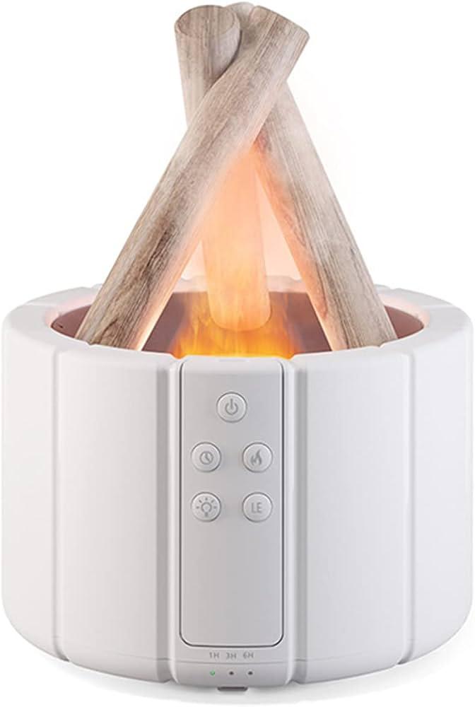 Bonfire Aromatherapy Essential Oil Diffuser USB Ultrasonic Air Humidifier with Flame Lamp Home Aroma Diffuser Remote Control