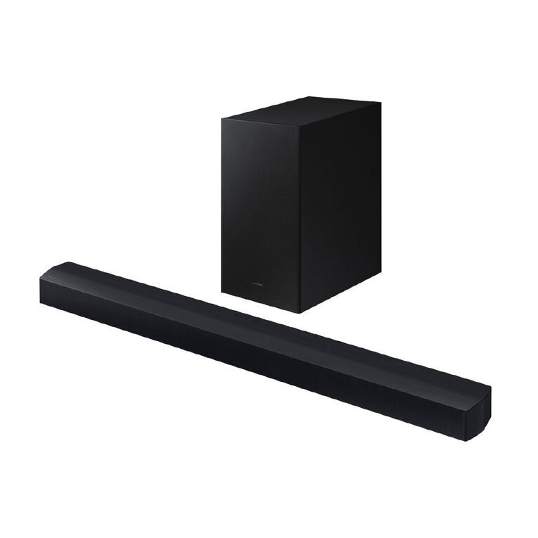 SAMSUNG HW-C450 2.1ch Soundbar w/DTS Virtual X, Subwoofer Included, Bass Boost, Adaptive Sound Lite, Game Mode, Bluetooth, Wireless Surround Sound Compatible (Newest Model),Black - Image 4