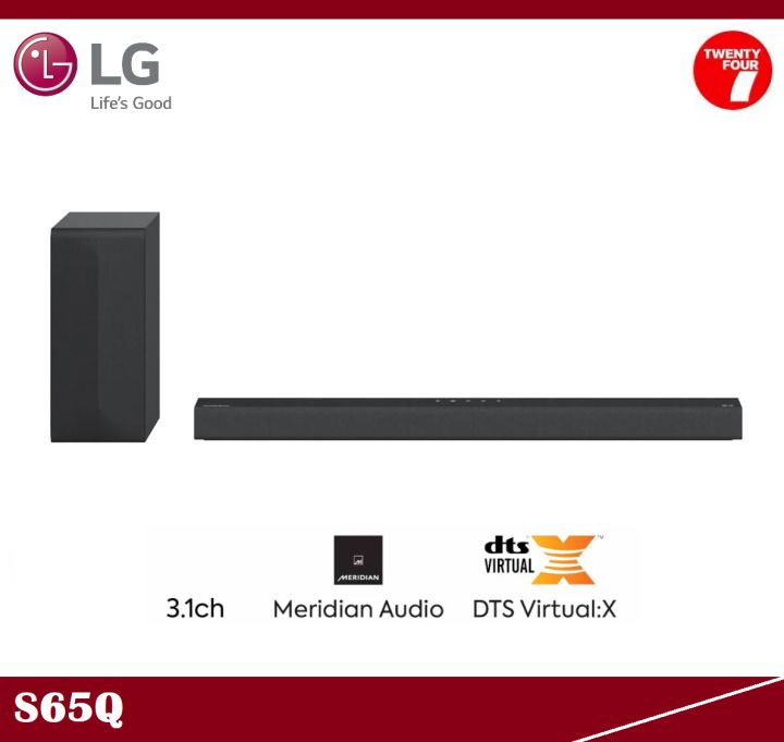 LG S65Q 3.1 ch High Res Audio Sound Bar with DTS Virtual:X