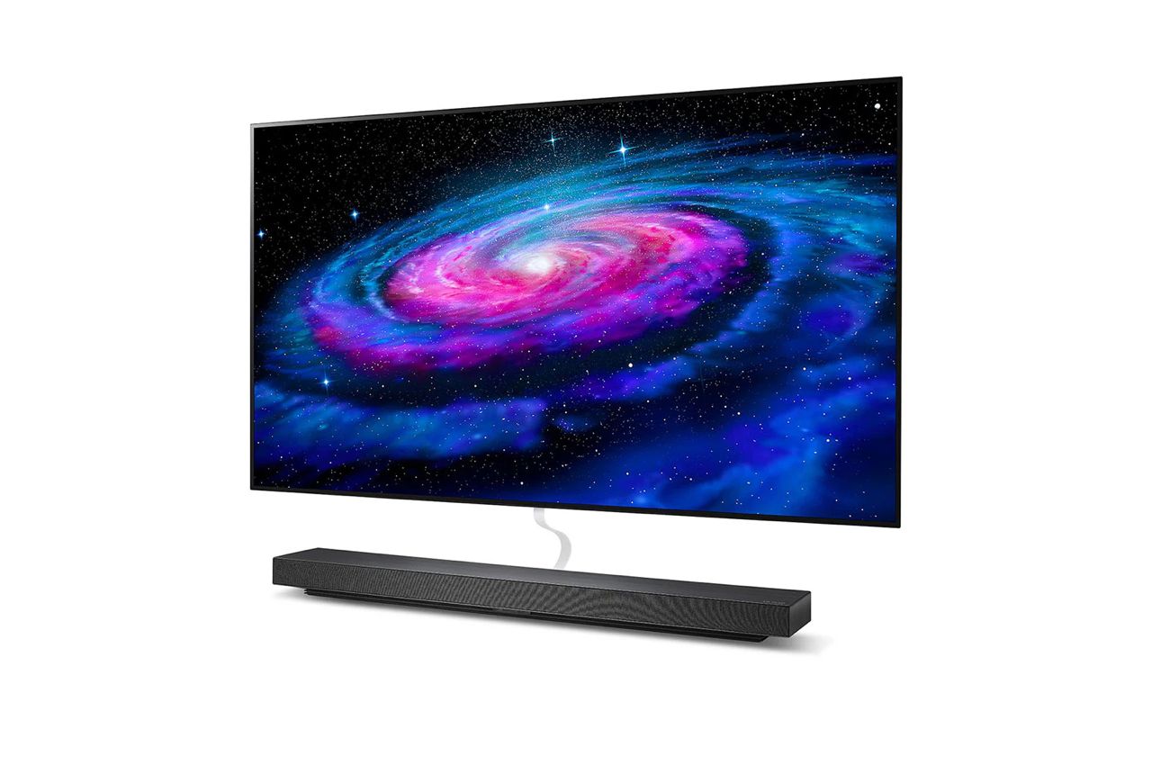 LG 65 inch with Wallpaper Design 4K Smart OLED TV OLED65WXPVA