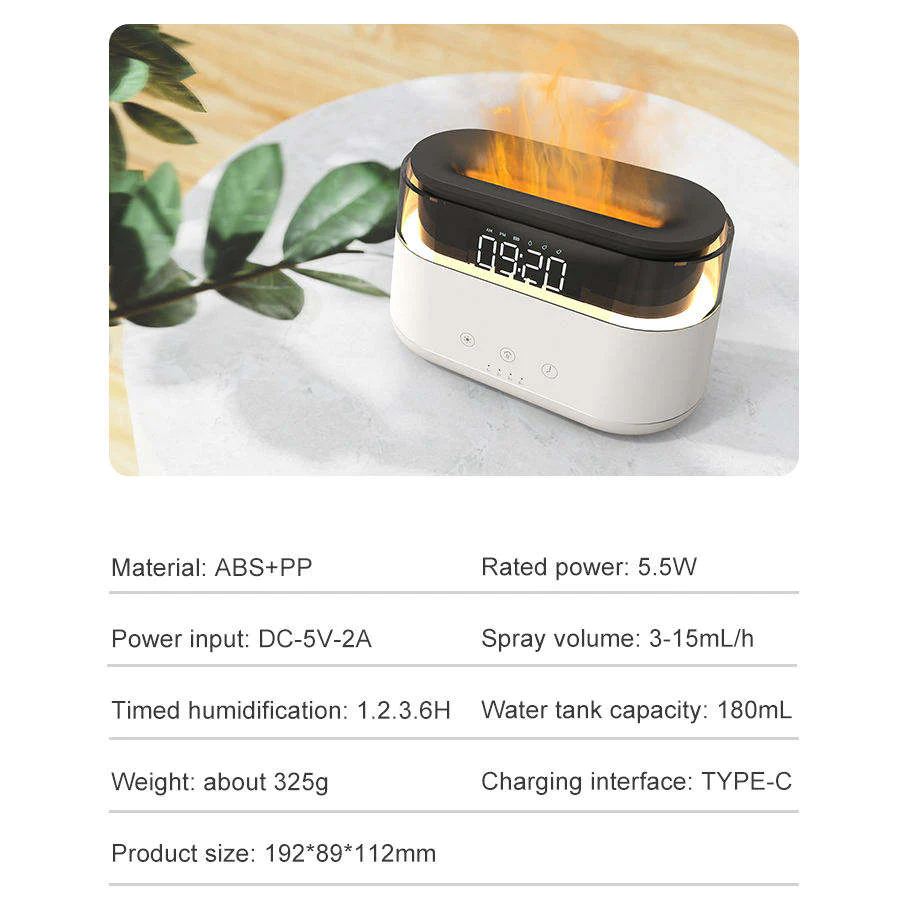 Essence Aroma Flame Diffuser with Alarm - Image 2